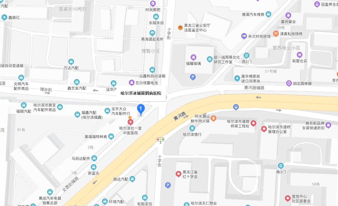 哈尔滨冰城银屑病医院地址